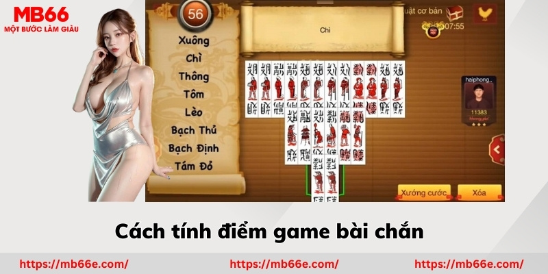 Cách tính điểm game bài chắn